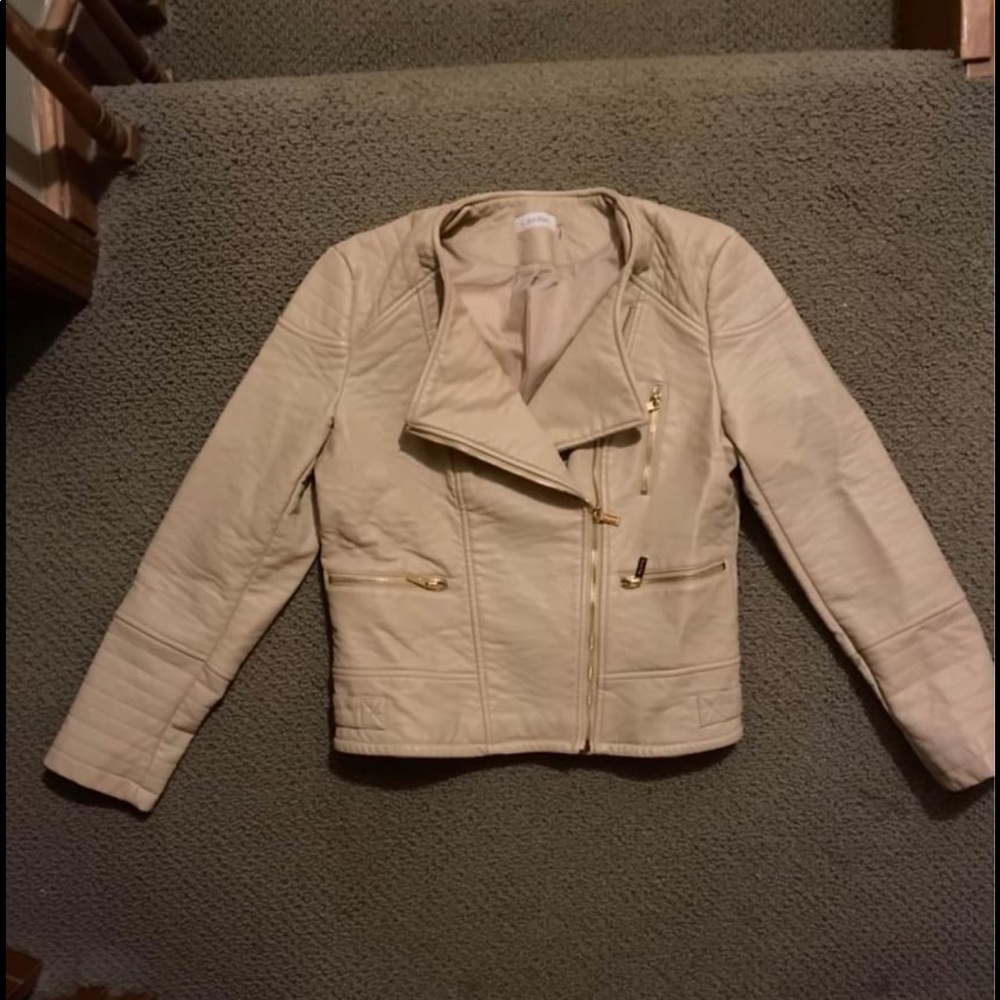 Calvin Klein leather jacket